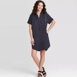Universal Thread Short Sleeve Shirt Dress with Pockets!